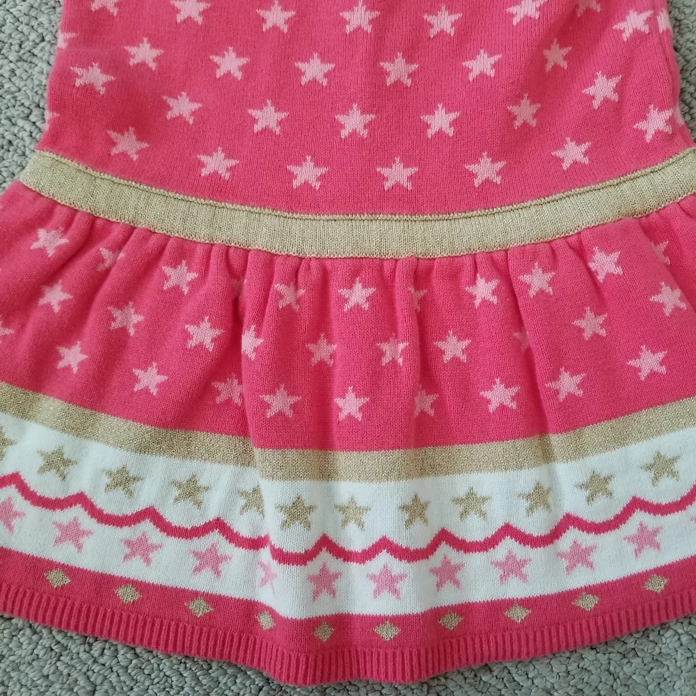Gymboree Sparkle Star Bow Sweater Dress